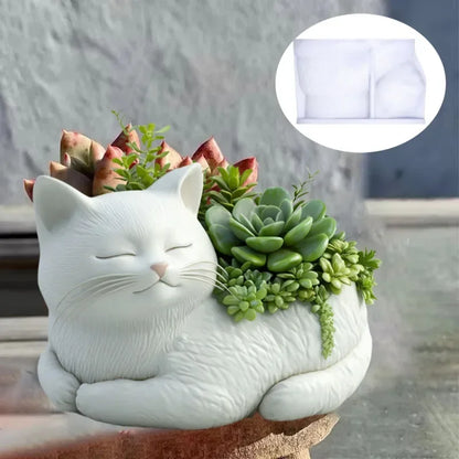 Church relief succulent plant flowerpot resin silicone mold house church storage box mold tower church cross relief gypsum molds