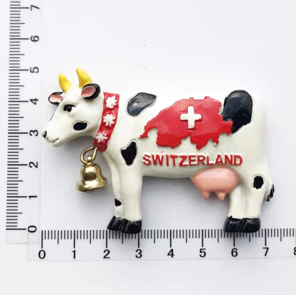 Europe Switzerland 3D Fridge Magnets Tourism Souvenir Refrigerator Magnets Sticker Collection Handicraft Decoration Articles