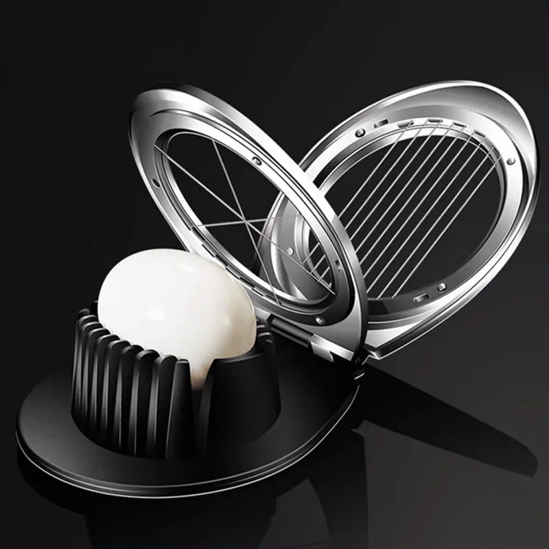 Egg Slicer Egg Slicer For Hard Boiled Eggs Egg Cutter Heavy Duty Aluminium For Egg Strawberry Mushroom Soft Fruit