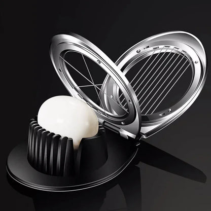 Egg Slicer Egg Slicer For Hard Boiled Eggs Egg Cutter Heavy Duty Aluminium For Egg Strawberry Mushroom Soft Fruit