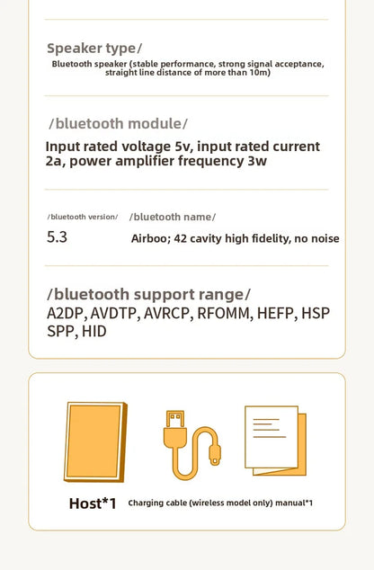 Creative Decorative Atmosphere Lamp Gift USB Powered LED Light Painting Night Light with Bluetooth Speaker Room Desk Ornaments