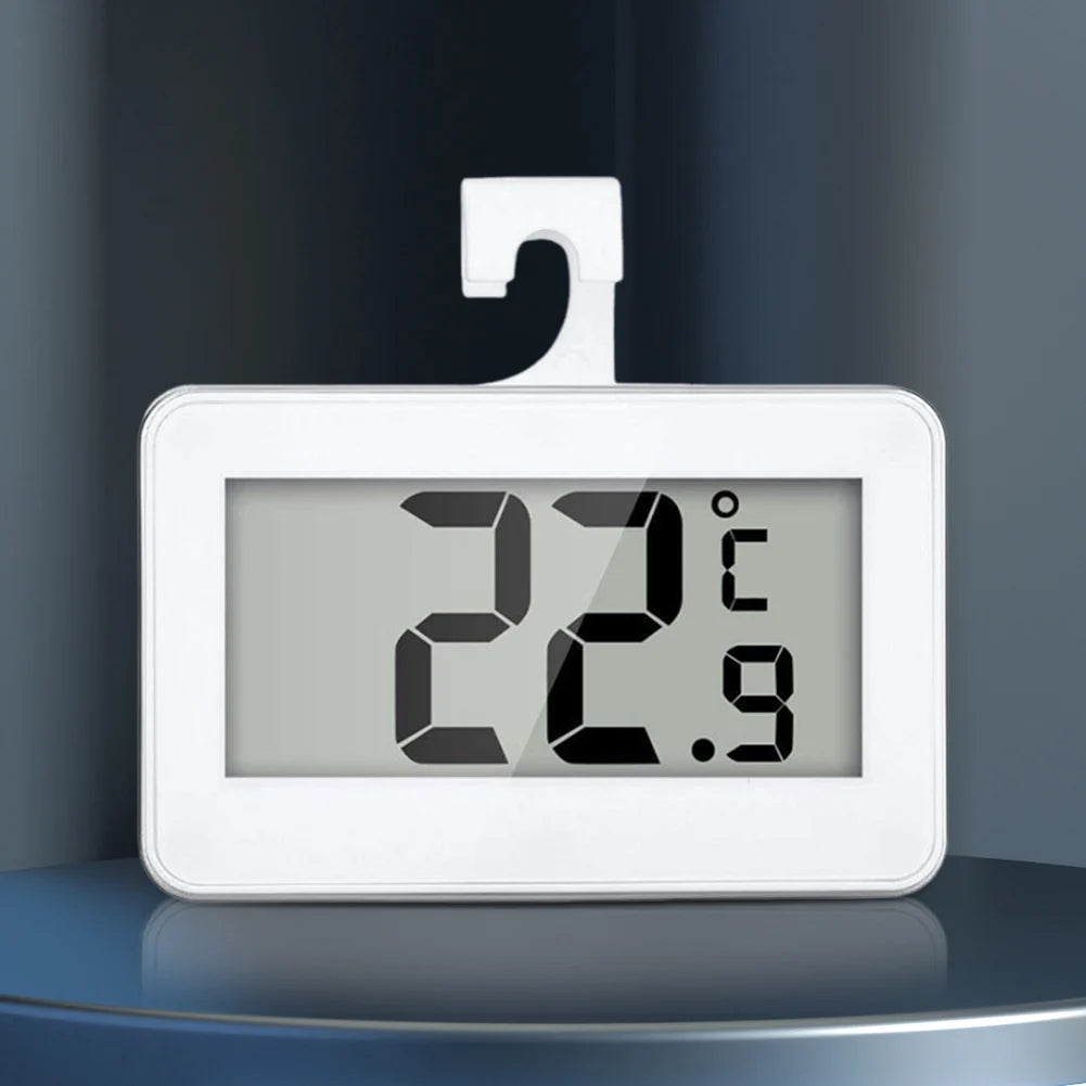 Mini Refrigerator Fridge Thermometer Max/Min Record Function Room Thermometer Refrigerator/Freezer Digital Thermometer for Home