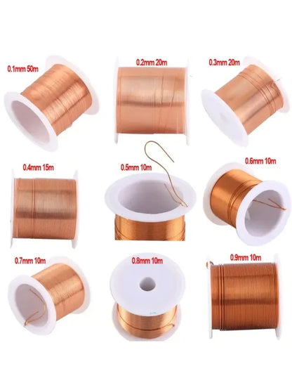 copper lacquer wire0.1mm -0.9mmCable Copper Wire Magnet Wire Enameled Copper Winding Wire Coil Copper Wire