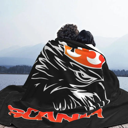 Sweden Saabs Scanias Blankets Fleece Winter Portable Lightweight Thin Throw Blanket for Bedding Travel Bedspread
