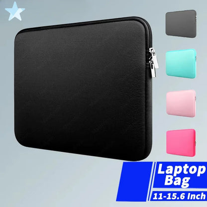 Laptop Bag 11 12 13 15 15.6 Inch Laptop Case Soft Bag Office Travel Business For Xiaomi Lenovo Hp Dell Computer Case Macbook Air