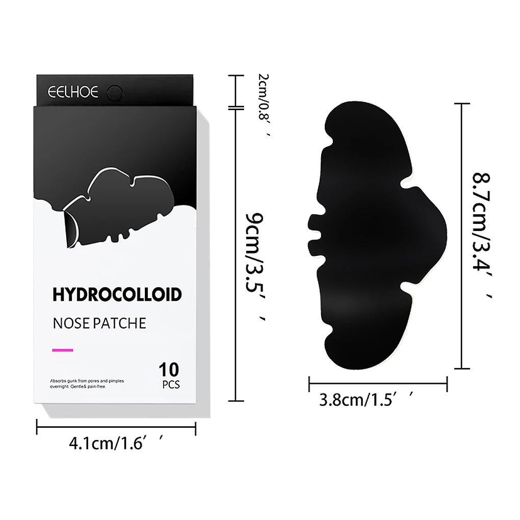 10 Pieces Nose Patch Hydrocolloid Skin Pimple Patches Blackheads Pad