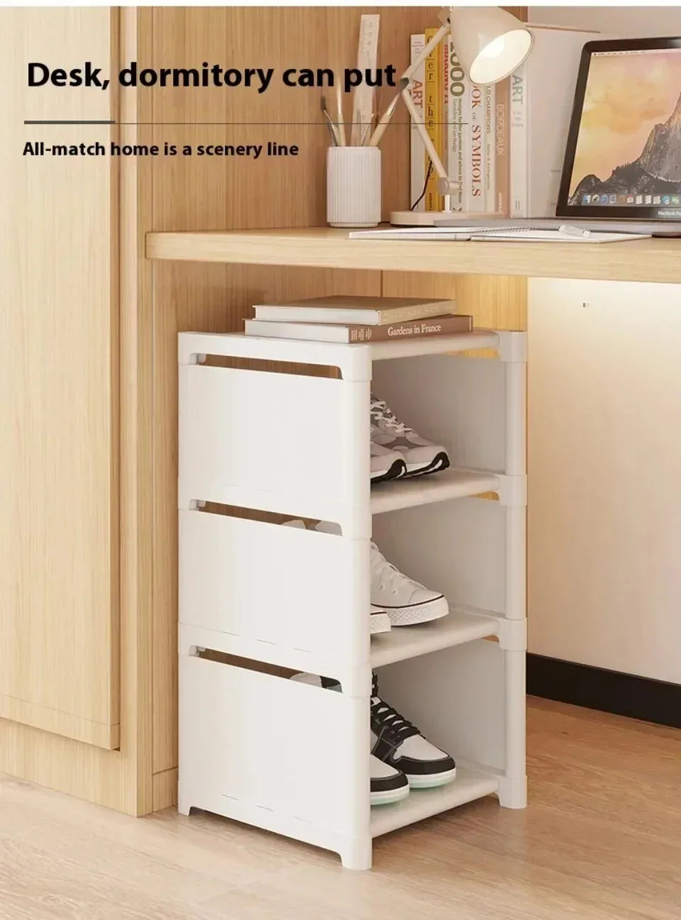 Shoe Organizers For Closet Shoe Storage Boxs Stackable Multilayer Shoes Rack Space Saving For Entryway Large Sturdy Stackable