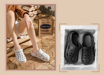 Women Clogs 2024 New Arrival Thick Platform Sandals Comfortable Fashion Slippers Summer Beach Slides