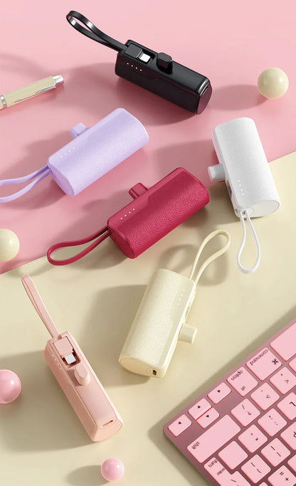 Xiaomi Power Bank 50000mAh Pocket Power Bank Portable Capsule Power Bank Fast Charging External Battery for iPhone Samsung