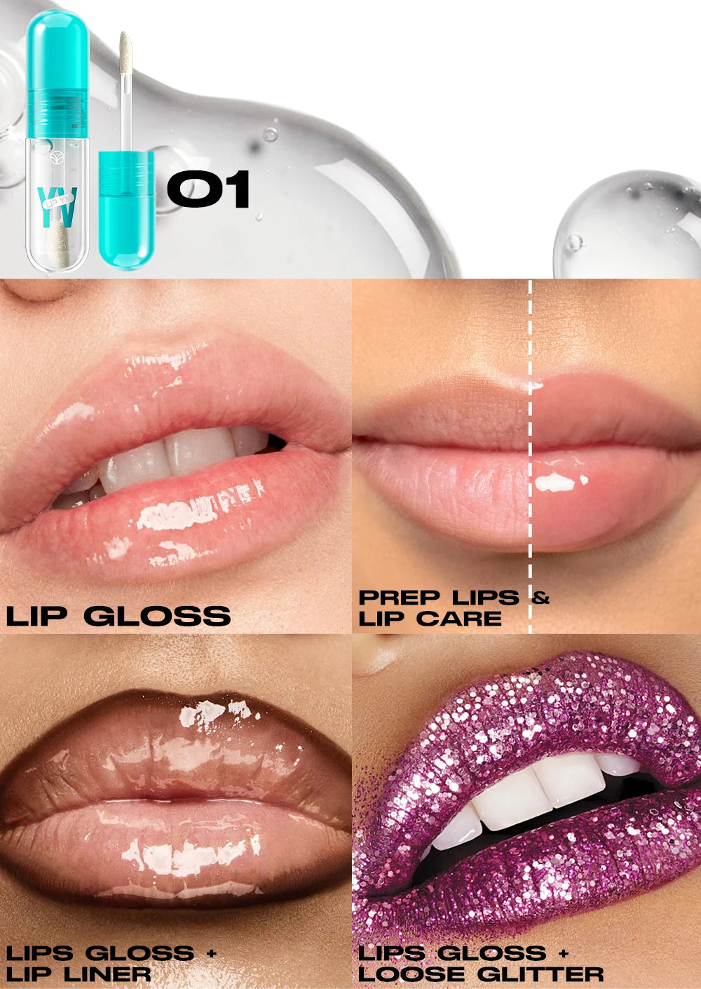 YOUNG VISION 6-Shade Avocado Long-Lasting Moisturizing Lip Stain is lightweight, non-sticky, non-stick cup lip stain