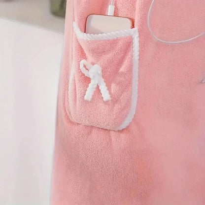 Womens Bath Towels Girls Wearable 135*80Cm Fast Drying Bathing Beach Spa Bathrobes Wash Clothing, Shower Bath And Gym Towel