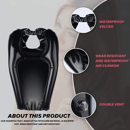 Inflatable shampoo pad PVC inflatable shampoo basin Medical home convenient care for the elderly shampoo pad