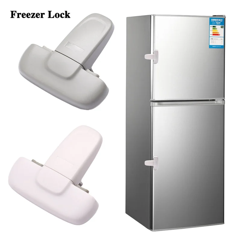 ABKI-Home Refrigerator Lock Refrigerator Freezer Lock Toddler Children Children's Cabinet Lock Safe Home