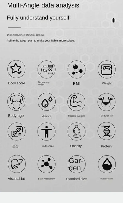 Electronic Scale Smart Bluetooth Weighing Human Charging Simple Weight Scale Weighing Household Fat Body Fat Measurement Scale