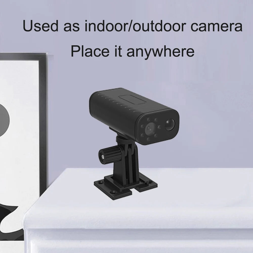Mini Smart Home Security Camera Indoor Wireless WiFi Remote View Outdoor waterproof Camera Human Detection Sleep standby