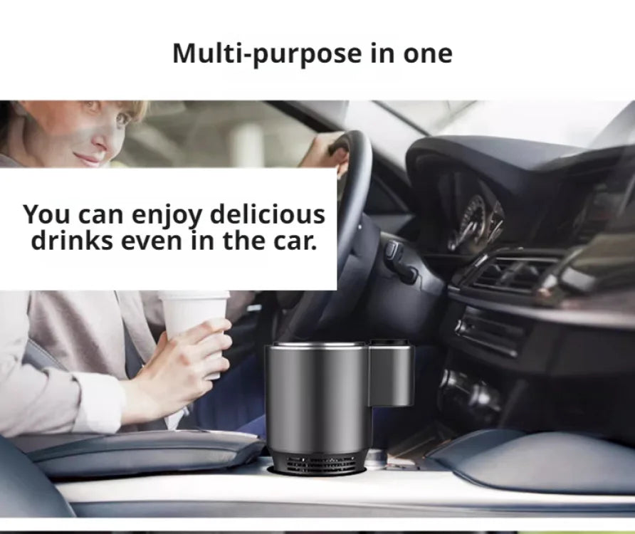 Car Hot Cold Cup Smart Quick Cooling Cup Warm Milk Cup Car Heater Car Hot Cold Cup Heater