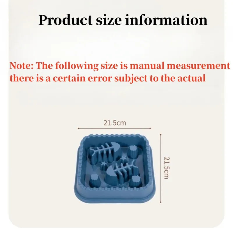 Pet Slow Food Bowl Anti-choking Feeder PP Plastic Dish Bowl Home Dog Eating Plate Anti-gulping Feeding Supplies