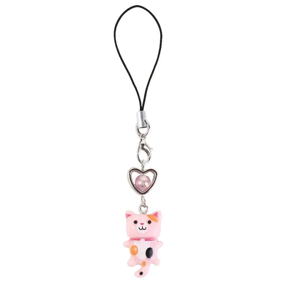 Telephone Chain Bag Charms Case Strap Decor Keychains Phone Hanging Charms Phone Lanyards Cat Phone Strap Mobile Phone Strap