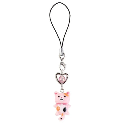 Telephone Chain Bag Charms Case Strap Decor Keychains Phone Hanging Charms Phone Lanyards Cat Phone Strap Mobile Phone Strap