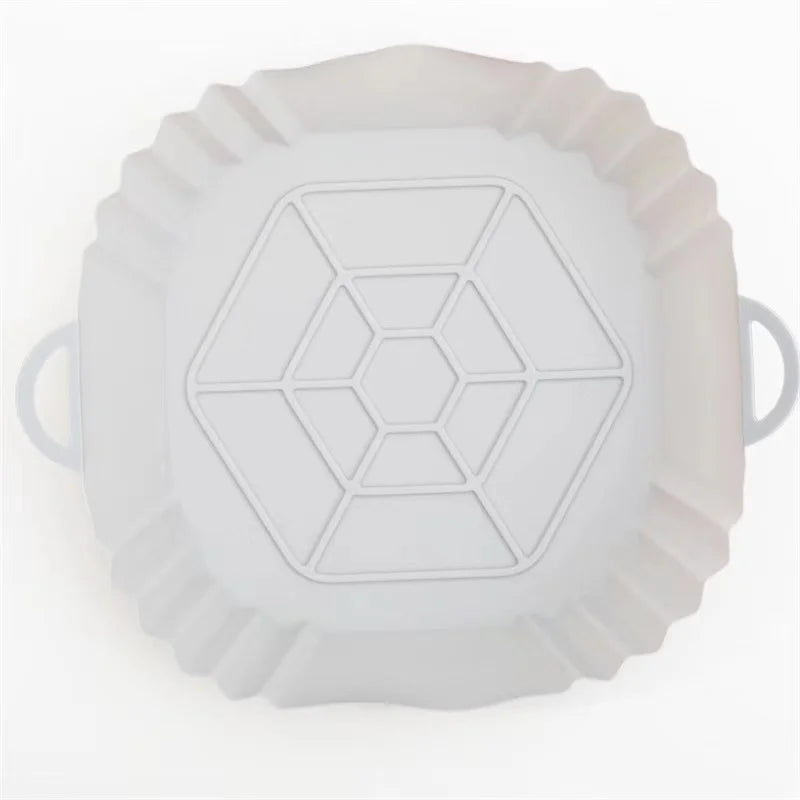 1pcs Air Fryer Silicone Liners Square Airfryer Liners Reusable Air Fryer Accessories Replacement for Parchment Airfryer Liners