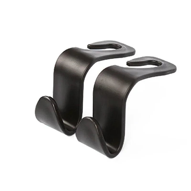 2pcs Headrest Mount Storage Car Seat Back Hooks Hangers Universal Hooks