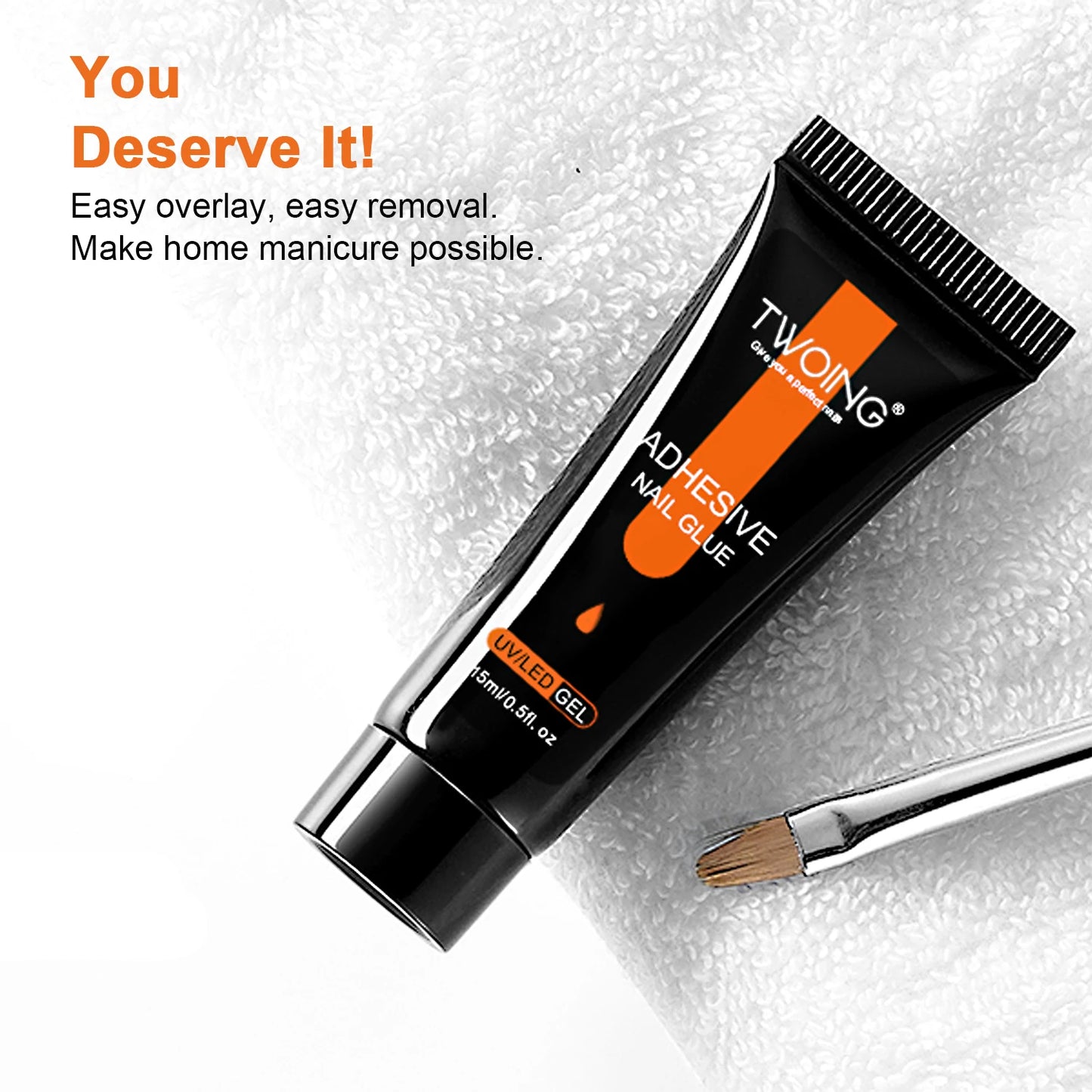 Nail Tips Glue Gel Strong Adhesive Nail Glue For False Nail Tips And Press On Nails DIY Rhinestone And Resin Gem For Nail Art