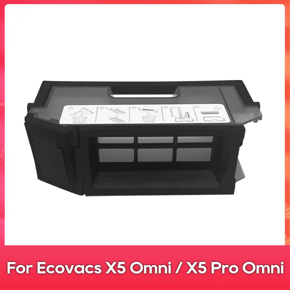 Fit For ( ECOVACS X5 OMNI / X5 PRO OMNI ) Part Accessories Main Side Brush Filter Mop Cloth Dust Bag Robot Vacuum Cleaner Kit