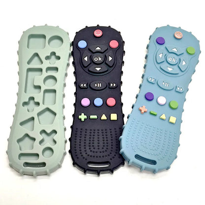 New Baby Chew Teething Game Controller Shape Silicone Teething Toy for Babies 6-12 Months Gifts Sensory Educational