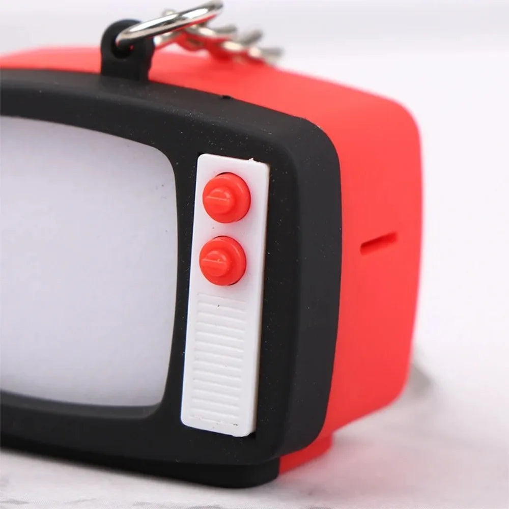 Creative Retro Television Keychain Miniature Television Tv Model Toy Creative Children Toy Keychain Pendant