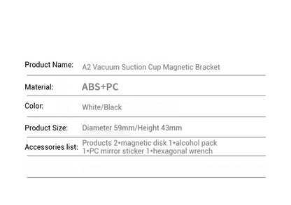 Car Magnetic Phone Holder Magnetic Suction Phone Mount Portable Phone Holder Magnetic Car Phone Mount for iPhone Androd