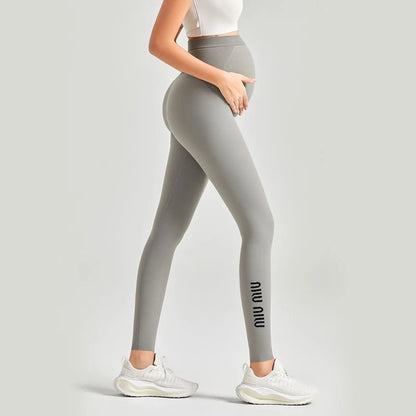 Maternity Leggings Spring, Summer and Autumn New Outer Wear Fashion Sports Yoga Shark Pants Special Belly Support Pregnant Women