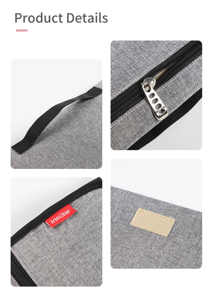 Portable Baby Changing Mat Infant Multifunction Diaper Changing Pad Newborn 2 IN 1 Waterproof Changing Pad Cover Storage Bag