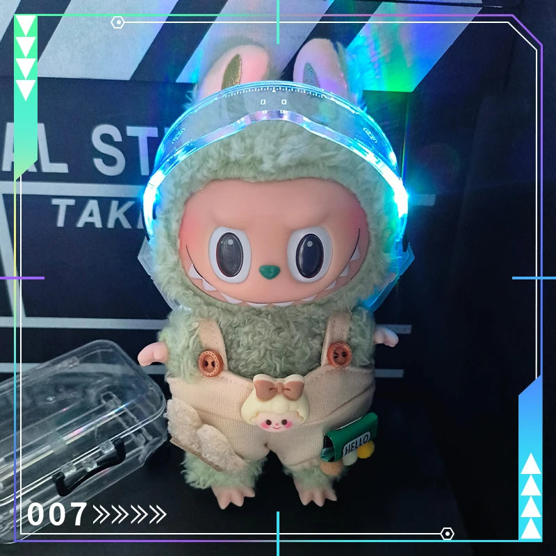 Lafufu Glasses Doll Accessories Doll Accessories Cool Luminous Future Technology Glasses Mini Edition Handsome Doll for cloth