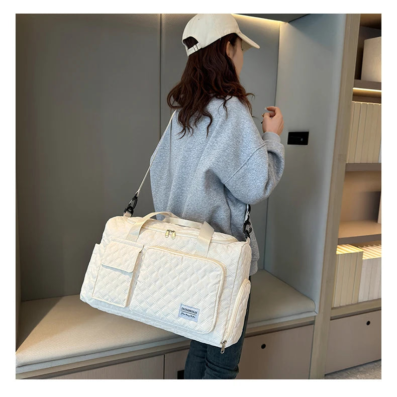 Fashion Travel Bag Handbags Large Capacity Carry On Luggage Bags Men Women Shoulder Outdoor Tote Waterproof Sport Gym Bag