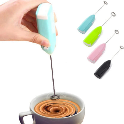 1 PCS Milk Frother Handheld Mixer Foamer Coffee Maker Egg Beater Cappuccino Stirrer Mini Portable Blender Kitchen Whisk Tool