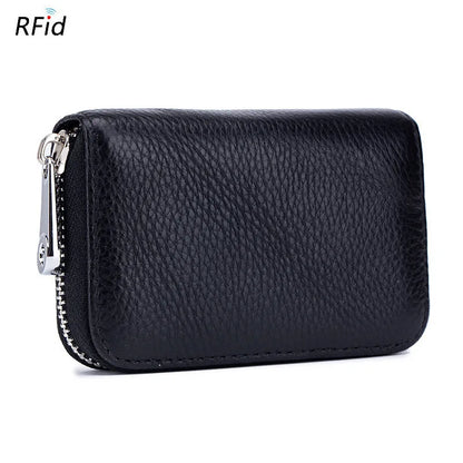 Women RFID Blocking Wallet Genuine Leather Anti Theft 36 Card Holders Women Wallets With Phone Case Clutch Bags Coin Purse Girl