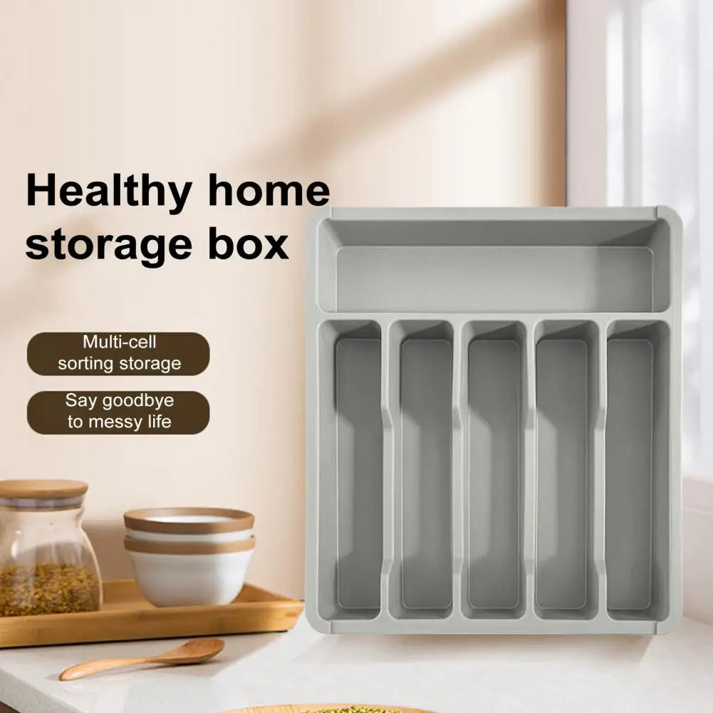 35*31cm Drawer Organizer Tray For Kitchen Drawer Expandable Cutlery Holder Adjustable Utensil Divider Spatula Gadgets Storage