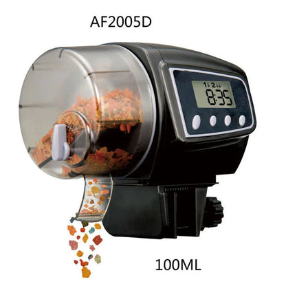 Automatic Fish Feeder for Aquarium Fish Tank Auto Feeder with Timer Pet Feeding Dispenser Fish Shrimp Betta Goldfish Food Feeder