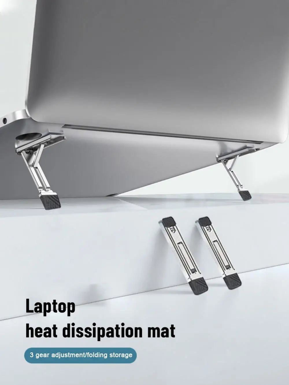 Laptop Stand for Computer Keyboard Holder Mini Portable Legs Laptop Stands for Macbook Huawei Xiaomi Notebook Zinc Alloy Support