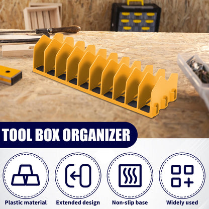 2 Pcs plier organizer rack Organizer Storage Rack Space-Saving Practical with Nonslip Rubber Base 10 Slots Pliers Cutters Organ