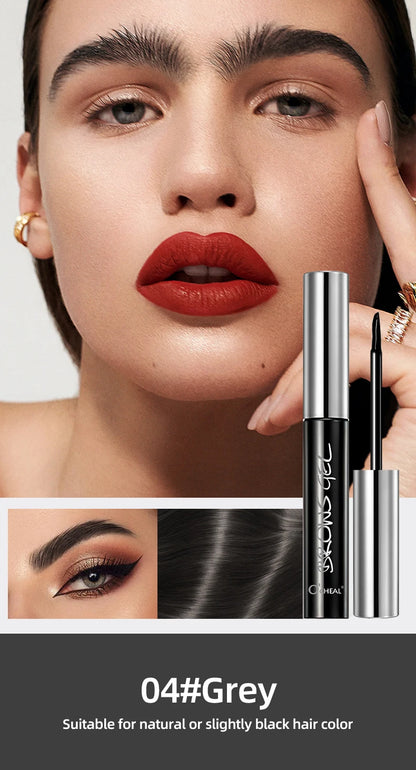 Ocheal Easy Peel Off Eyebrow Gel Tattoo Tint Semi-Permanent Eyebrow Gel Waterproof Long-Lasting Black Brown 3D Mascara Serums