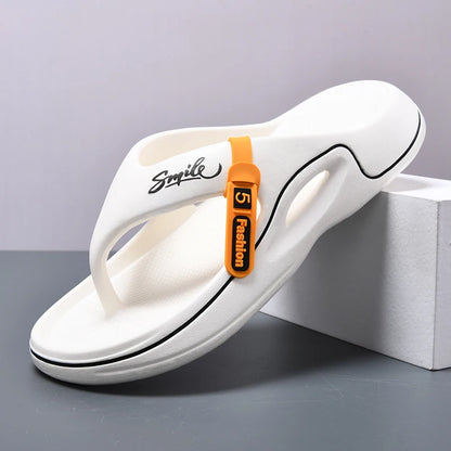 Flip Flops Mens Thong Sandals Summer 2025 New Men Shoes Thick Bottom EVA Non-slip Slide Slippers Outdoor Indoor Couples Shoes