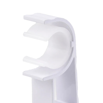 1Pc Double Curtain Rod Brackets Wall Curtain Rod Retainers Bracket Curtain Rod Hooks Aluminum Alloy Curtain Rod Window Hardware