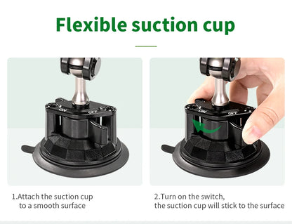 Car Phone Holder Windscreen Mount,Dashboard Phone Holder, Strong Suction Cup Phone Mount ,360°Mobile Phone Holder for Windshield