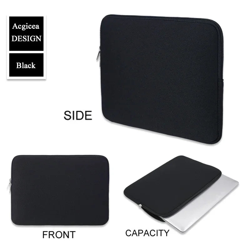 Laptop Bag 11 12 13 15 15.6 Inch Laptop Case Soft Bag Office Travel Business For Xiaomi Lenovo Hp Dell Computer Case Macbook Air