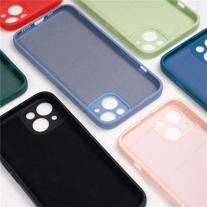 For Google Pixel 8a Case For Google Pixel 8a Case Funda Liquid Soft Silicon Para Bumper Phone Back Cover For Google Pixel 8a