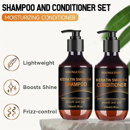 Collagen Keratin Hair Mask shampoos Dual Oil Control Moisturizer Conditioner Soft Smooth Frizz Damaged Repair Revitalize Hair