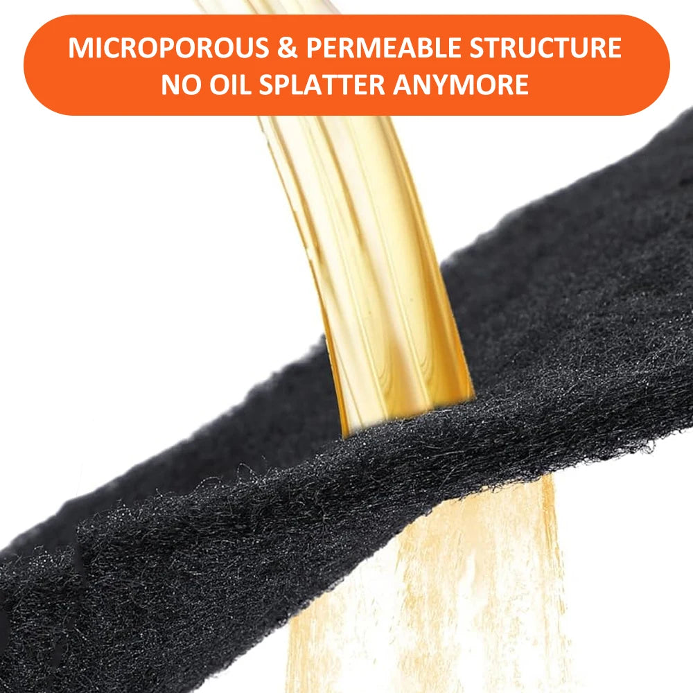 38cm Oil Drain Splash Pad, 2 Pcs No Splatter Pad Round Pad for Car Changing Oil Transmission Drain Pan