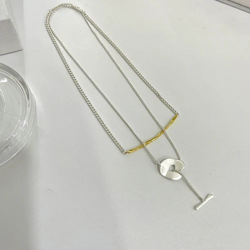 Fashion Jewelry Accessories Two Wearing Method Pendant Chain Necklace For Women Female Popular Style Hot Sale Party Gift