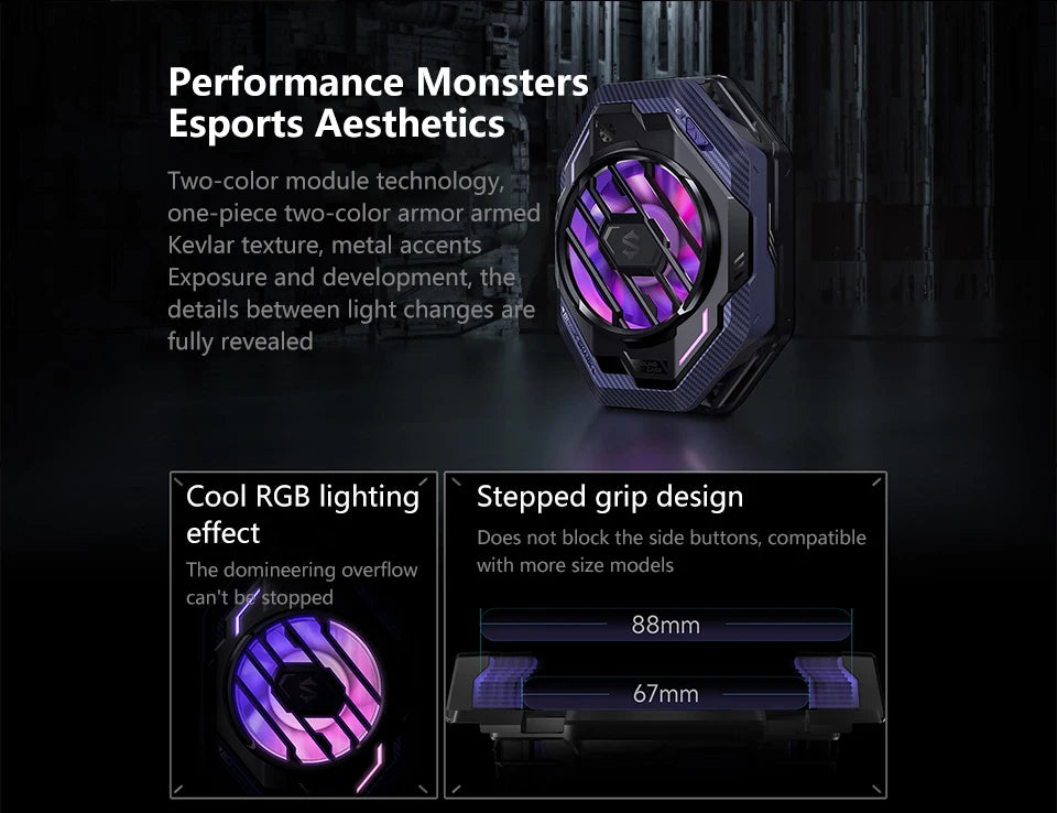 Original Black Shark Cooler 4 3 Pro 4Pro Smart FunCooler For xiaomi black shark nubia lenovo phone